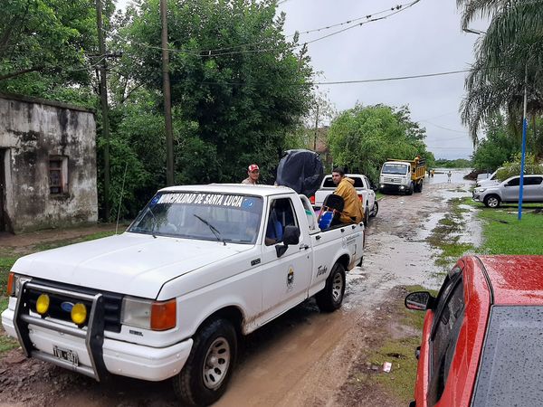 Santa Lucía declaró la Emergencia Hídrica y contabiliza 70 familias evacuadas